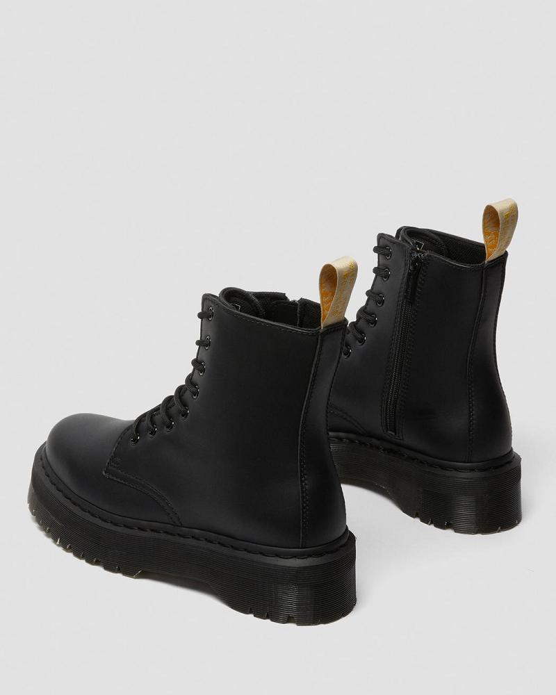 Dr Martens Vegan Jadon II Mono Platform Laarzen Heren Zwart | NL 244EBC